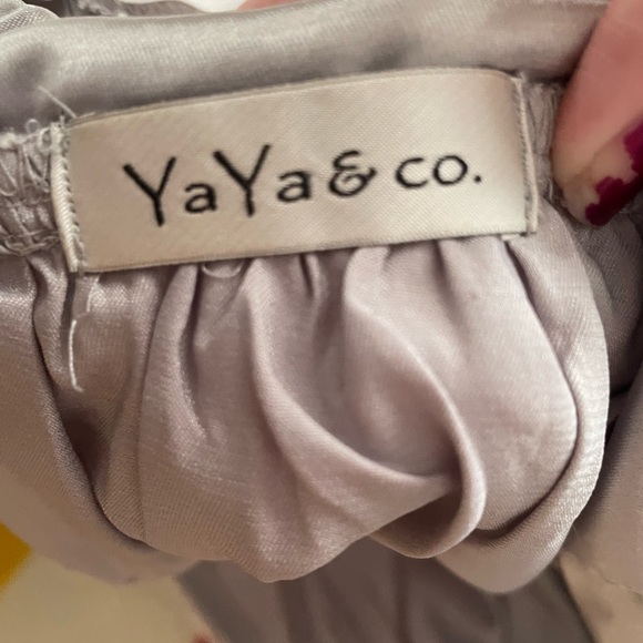 Silver Elegant Prom or Graduation Dress - Picture 3 of 4